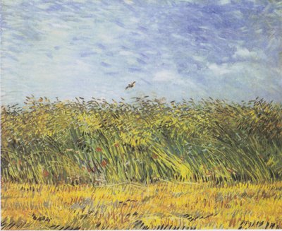Cornfield with Poppies and Lark by Vincent van Gogh